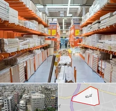 فروشگاه لوازم ساختمانی در آذری