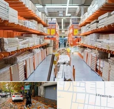 فروشگاه لوازم ساختمانی در خیابان فلسطین