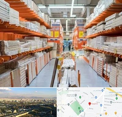 فروشگاه لوازم ساختمانی در هنگام 