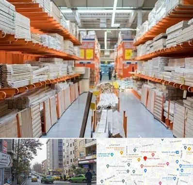 فروشگاه لوازم ساختمانی در فاطمی 