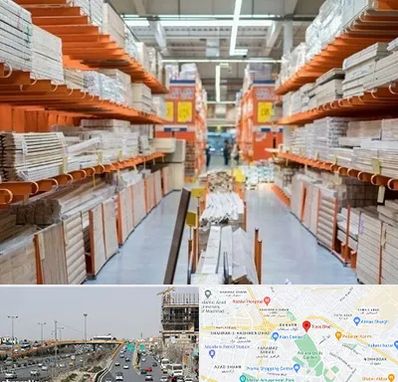 فروشگاه لوازم ساختمانی در بلوار توس مشهد 