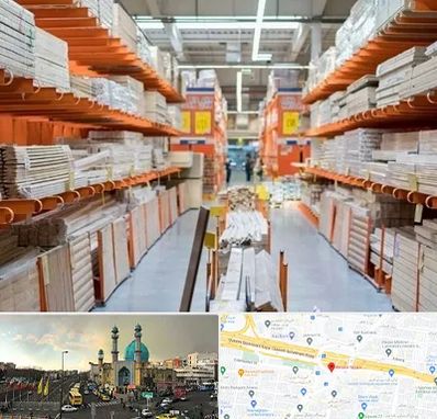 فروشگاه لوازم ساختمانی در رسالت 