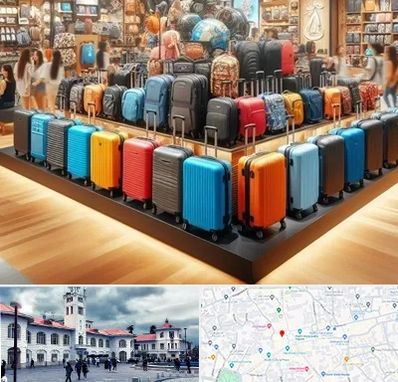 فروشگاه کیف و چمدان در میدان شهرداری رشت 