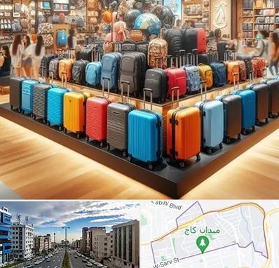 فروشگاه کیف و چمدان در سعادت آباد 