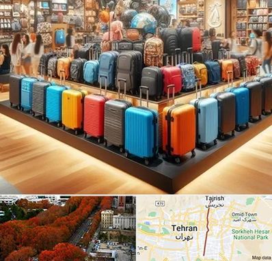 فروشگاه کیف و چمدان در ولیعصر 