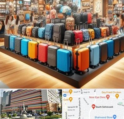 فروشگاه کیف و چمدان در سهروردی 