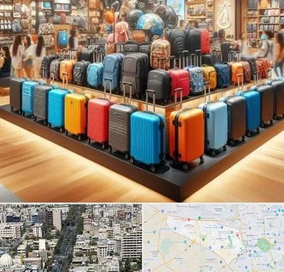 فروشگاه کیف و چمدان در منطقه 18 تهران 