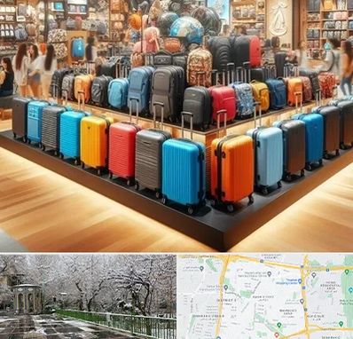 فروشگاه کیف و چمدان در باغ فیض 