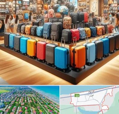 فروشگاه کیف و چمدان در نور