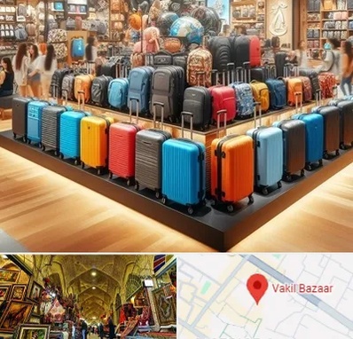 فروشگاه کیف و چمدان در بازار وکیل شیراز