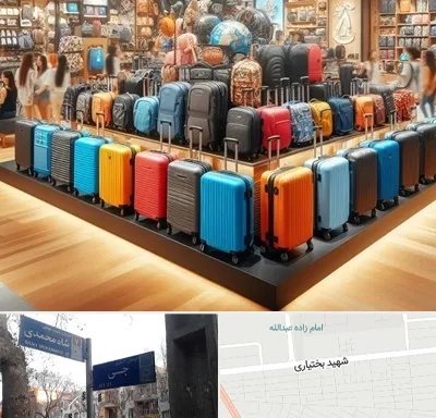 فروشگاه کیف و چمدان در سی متری جی