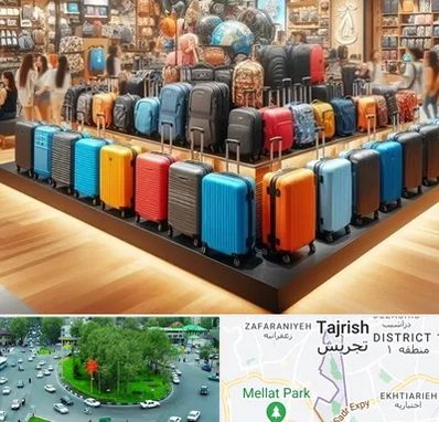 فروشگاه کیف و چمدان در تجریش 