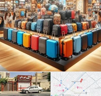 فروشگاه کیف و چمدان در باجک قم