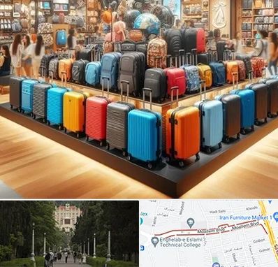 فروشگاه کیف و چمدان در بلوار معلم رشت 