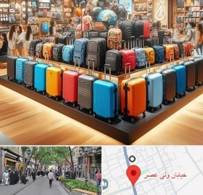 فروشگاه کیف و چمدان در ولیعصر شهریار