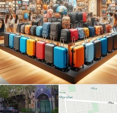 فروشگاه کیف و چمدان در بریانک