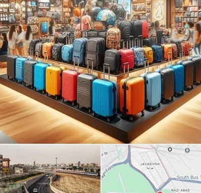 فروشگاه کیف و چمدان در جوادیه