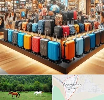 فروشگاه کیف و چمدان در چمستان