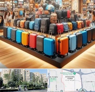 فروشگاه کیف و چمدان در آپادانا
