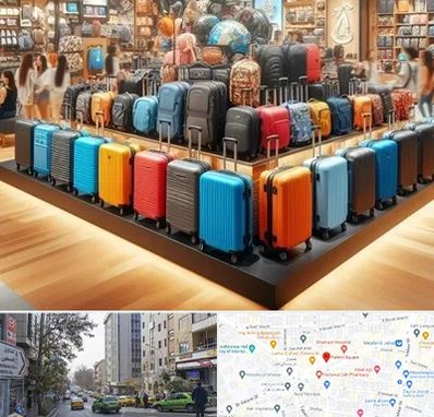 فروشگاه کیف و چمدان در فاطمی 