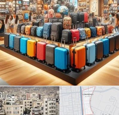 فروشگاه کیف و چمدان در اسکندری
