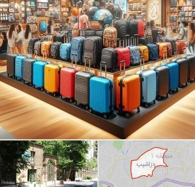 فروشگاه کیف و چمدان در دزاشیب