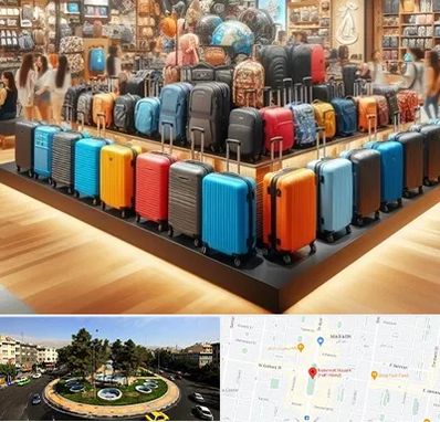 فروشگاه کیف و چمدان در هفت حوض 