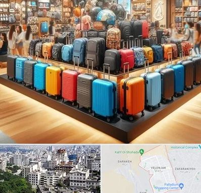 فروشگاه کیف و چمدان در ولنجک 