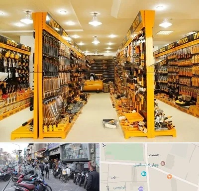 ابزار فروشی در چهارراه استانبول