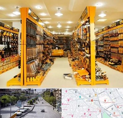 ابزار فروشی در خیابان زند شیراز 