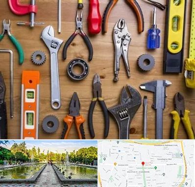 ابزار آلات در سرسبز 