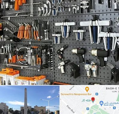 ابزار برقی در فلکه گاز شیراز 