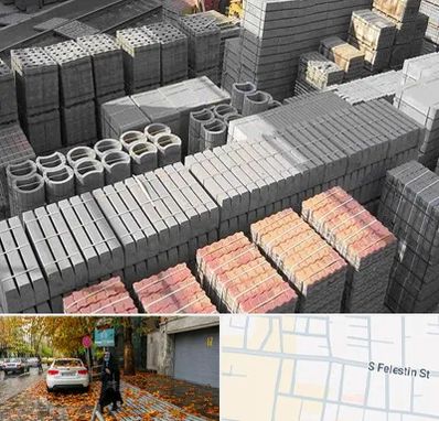 مصالح فروشی در خیابان فلسطین