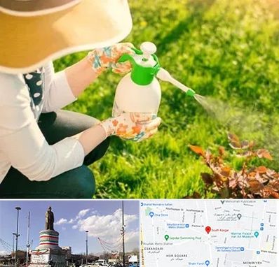 فروش سم حشرات در کارگر جنوبی 