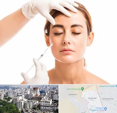 تزریق ژل گونه در ولنجک