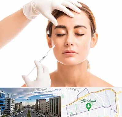 تزریق ژل گونه در سعادت آباد تهران