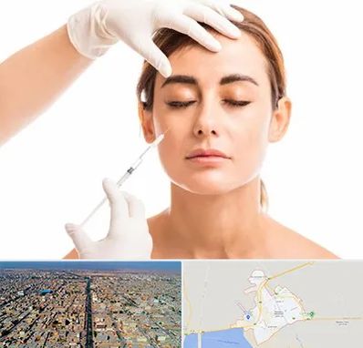 تزریق ژل گونه در بندر ماهشهر