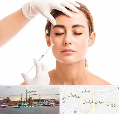 تزریق ژل گونه در میدان خراسان
