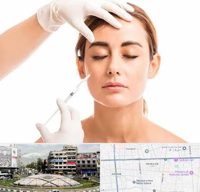 تزریق ژل گونه در مرکز تهران