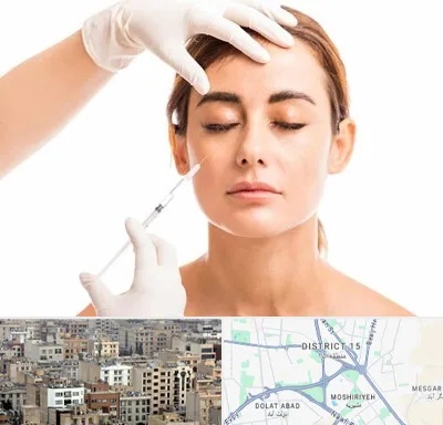 تزریق ژل گونه در جنوب شرق تهران