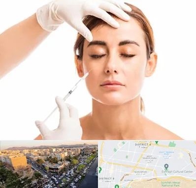 تزریق ژل گونه در تهرانپارس تهران