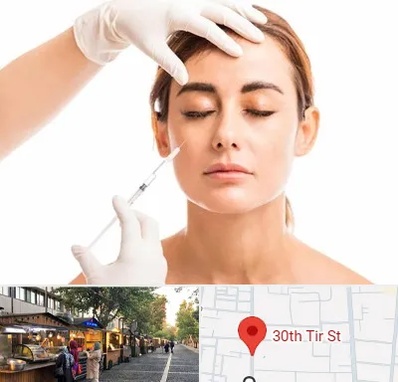 تزریق ژل گونه در سی تیر