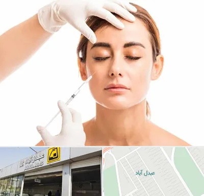 تزریق ژل گونه در عبدل آباد