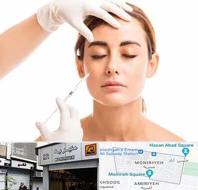 تزریق ژل گونه در منیریه