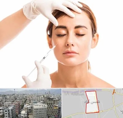 تزریق ژل گونه در شمس آباد تهران
