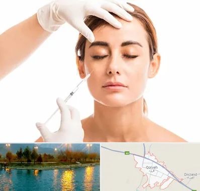 تزریق ژل گونه در قروه