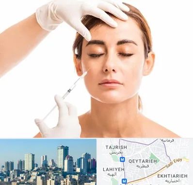 تزریق ژل گونه در قیطریه