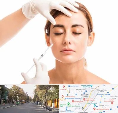 تزریق ژل گونه در شریعتی