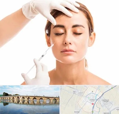 تزریق ژل گونه در فلاورجان