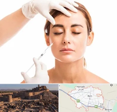 تزریق ژل گونه در بم